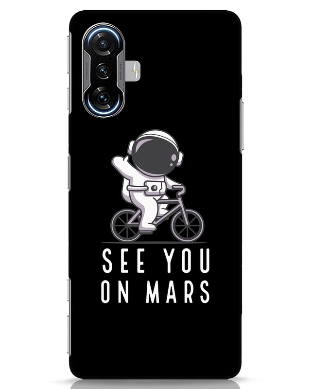 Shop Mars Trip Designer Hard Cover for Xiaomi POCO F3 GT-Front