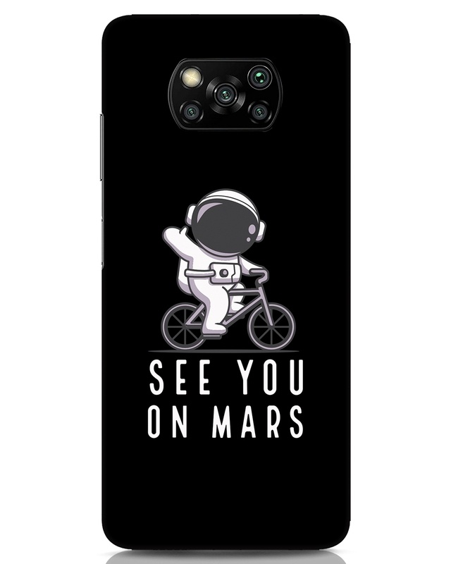 Shop Mars Trip Designer Hard Cover for Xiaomi Poco x3-Front