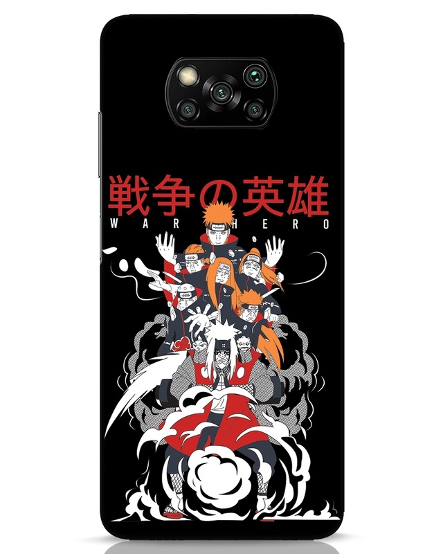 Shop Master Jiraiya Designer Hard Cover for Xiaomi Poco X3 Pro-Front
