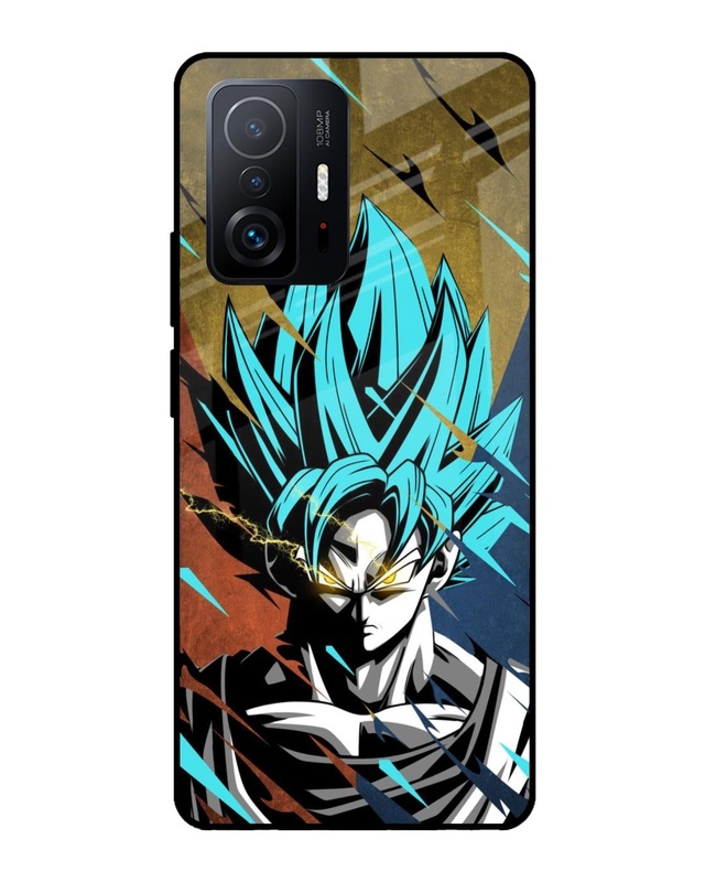 Shop Master Roshi Goku Premium Glass Case for Mi 11T Pro 5G (Shock Proof,Scratch Resistant)-Front