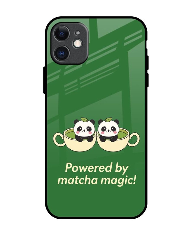 Shop Matcha Magic Premium Glass Cover for Apple iPhone 11-Front