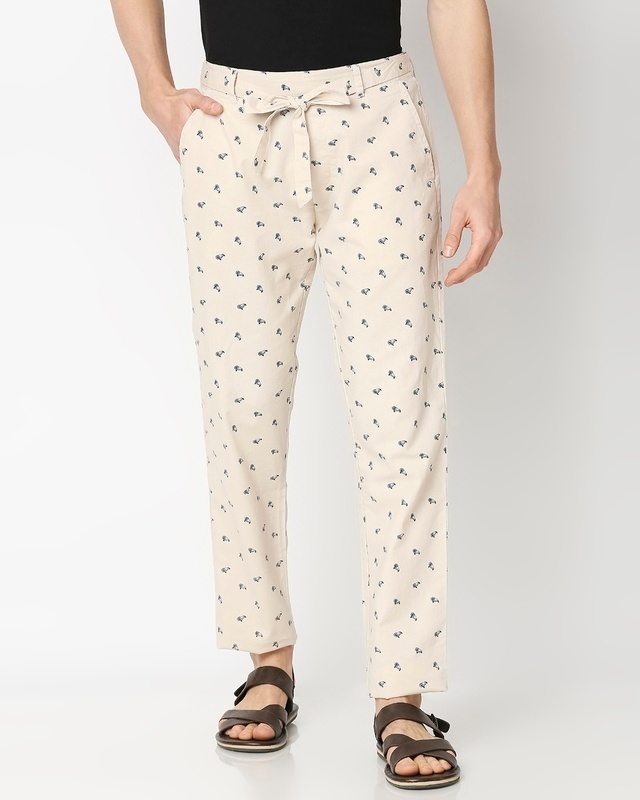 Shop Men All Over Printed Ethnic Pant-Front