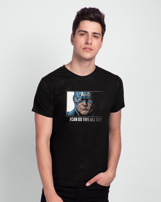 Shop Men's Black Ca Shadow (AVL) Graphic Printed T-shirt-Front