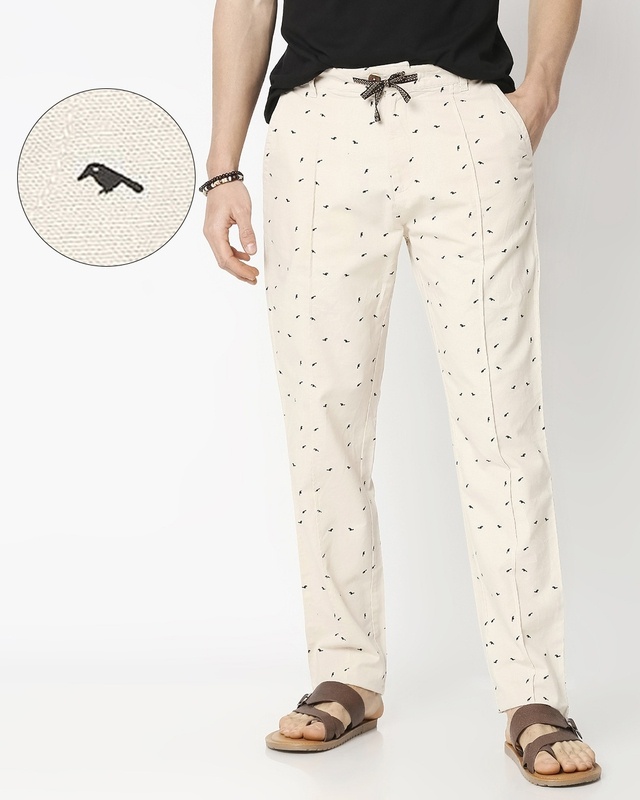 Shop Men's All Over Printed Indo Fusion Pants-Front