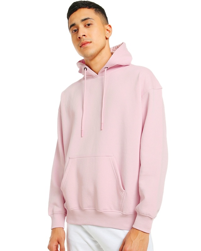 Men's Pink Oversized Hoodie(S)