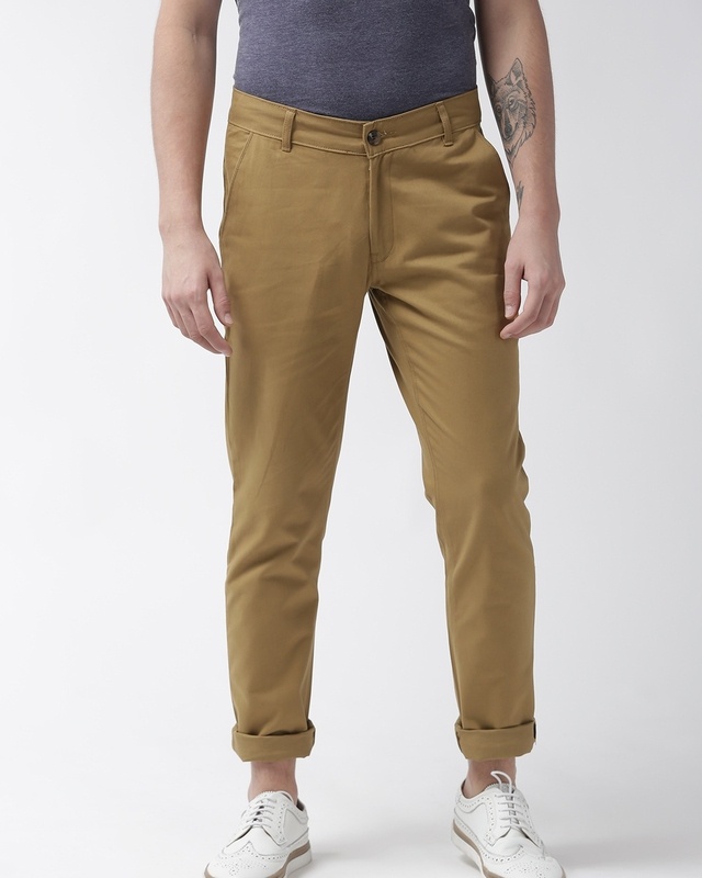 Men Trousers Pants SG500 Brown