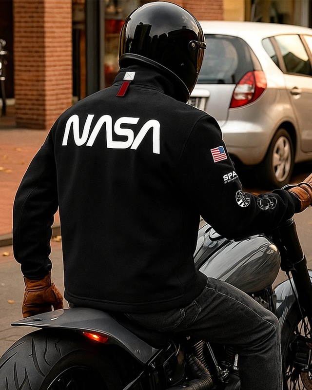 Shop Men's Black Graphic Printed Oversized Sweatshirt-Front