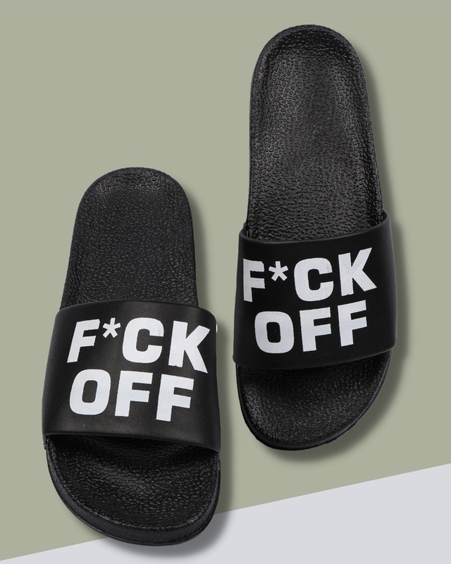 Shop Men's Black Latest Flip Flops & Sliders-Front