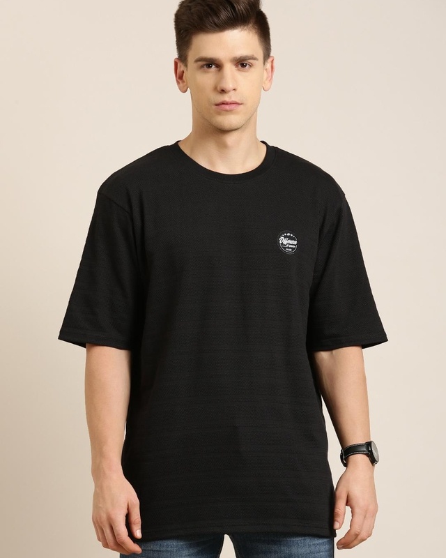 Black 23 Bulls Oversize Drop Shoulder T Shirt – Tshirtly