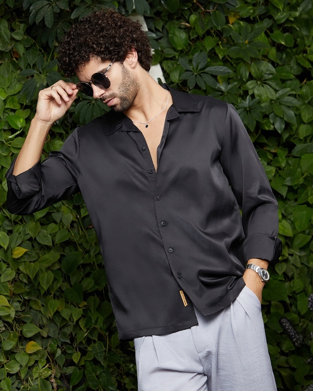Shop Men's Black Shirt-Front