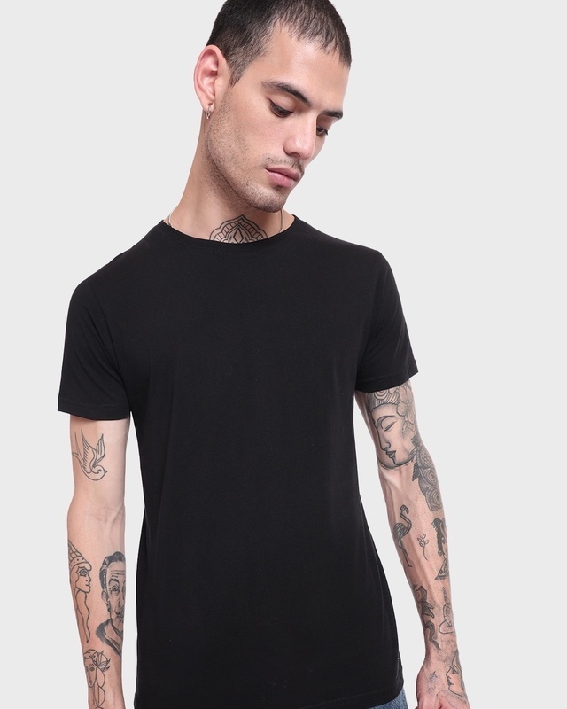 Shop Men's Black T-shirt-Front