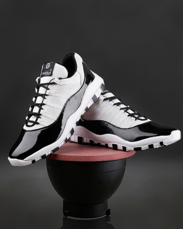 Shop Men's Black & Grey Color Block Sneaker-Front