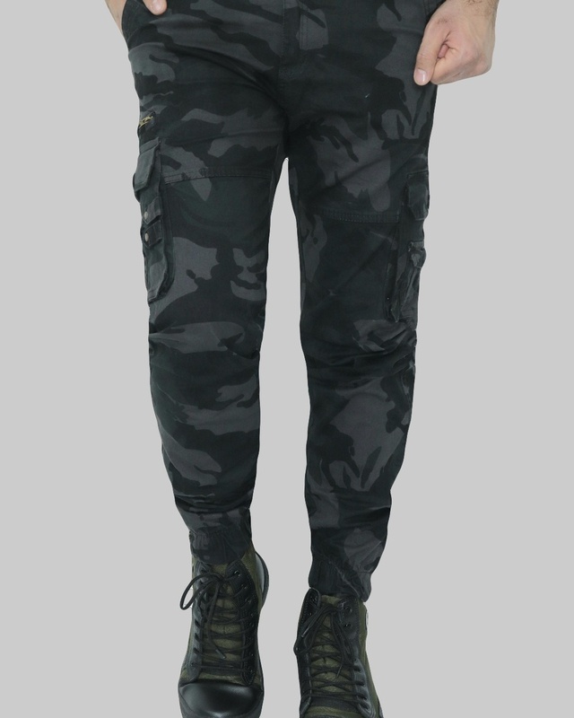 Valentino  Blue Camouflage Cargo Trousers  Cargo trousers Blue camouflage  Valentino
