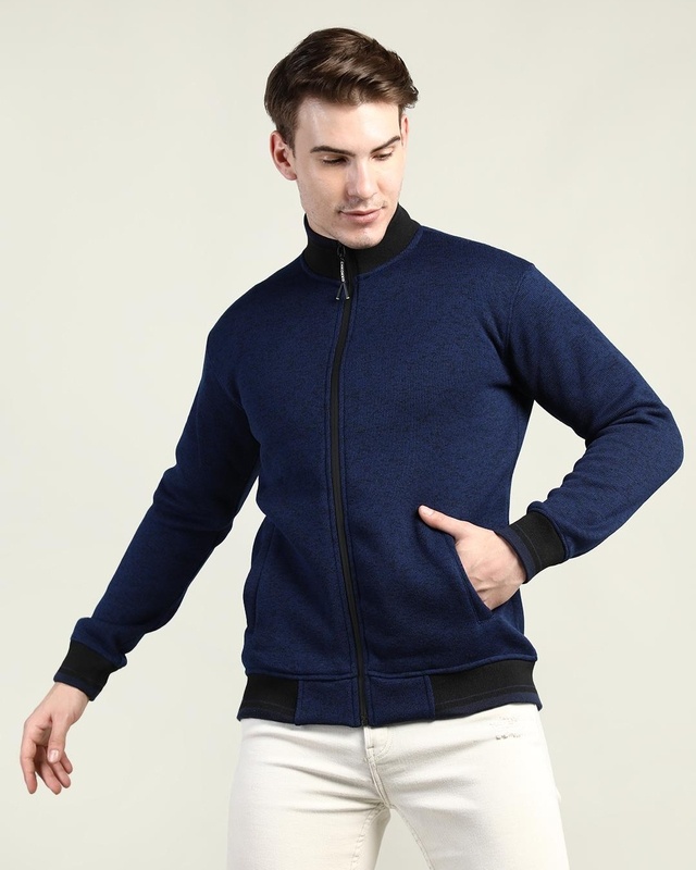 Shop Men's Blue Jacket-Front