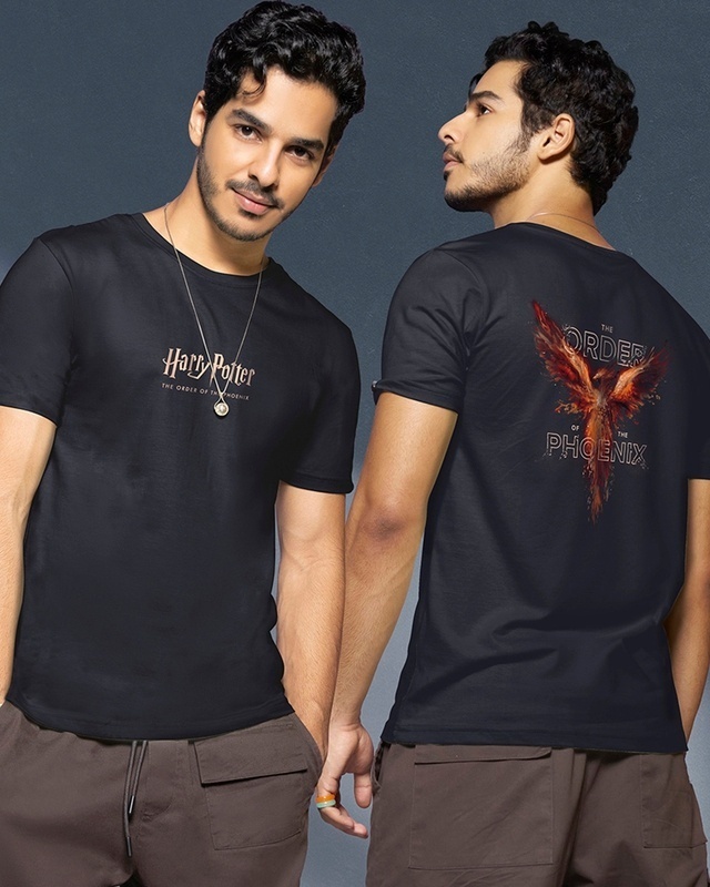 Men's Blue Order of the Phoenix Graphic Printed T-shirt