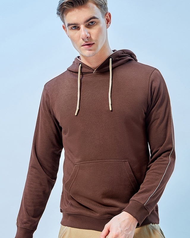 Shop Men's Brown Hoodie-Front