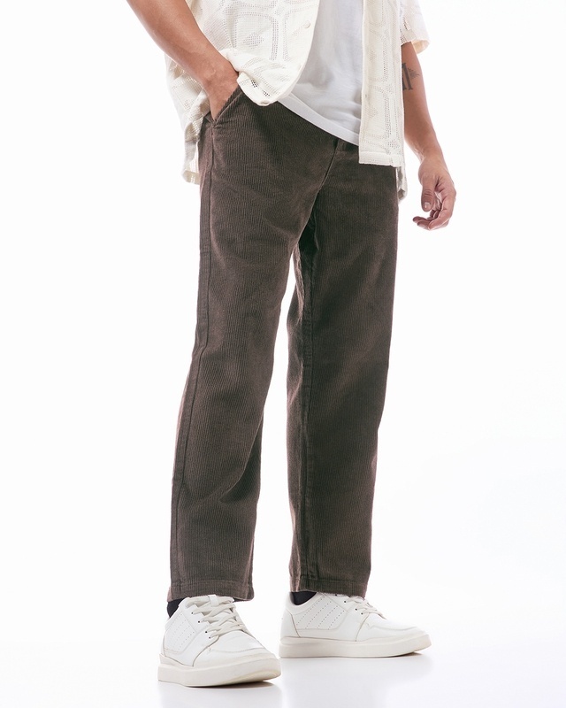 Shop Men's Brown Pants-Front