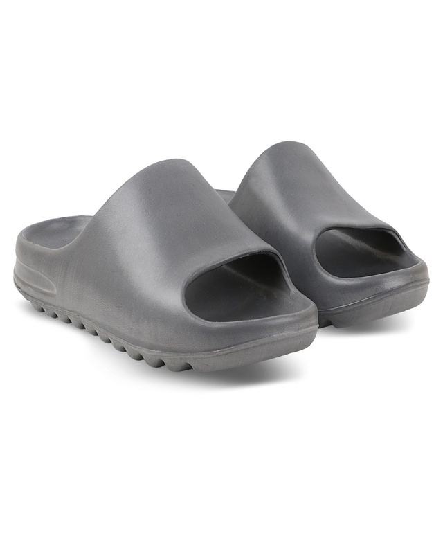 Shop Men's Grey Sliders-Front