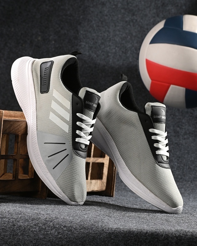 Shop Men's Grey Sports Shoes-Front