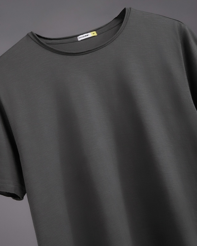 Shop Men's Grey T-shirt-Front