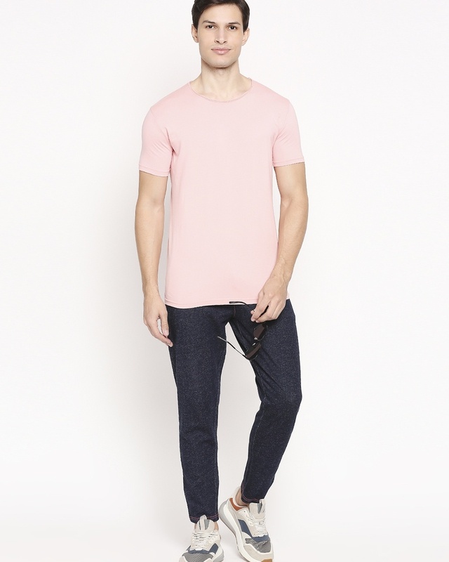 Shop Men's Grey Tapered Fit Chinos-Front