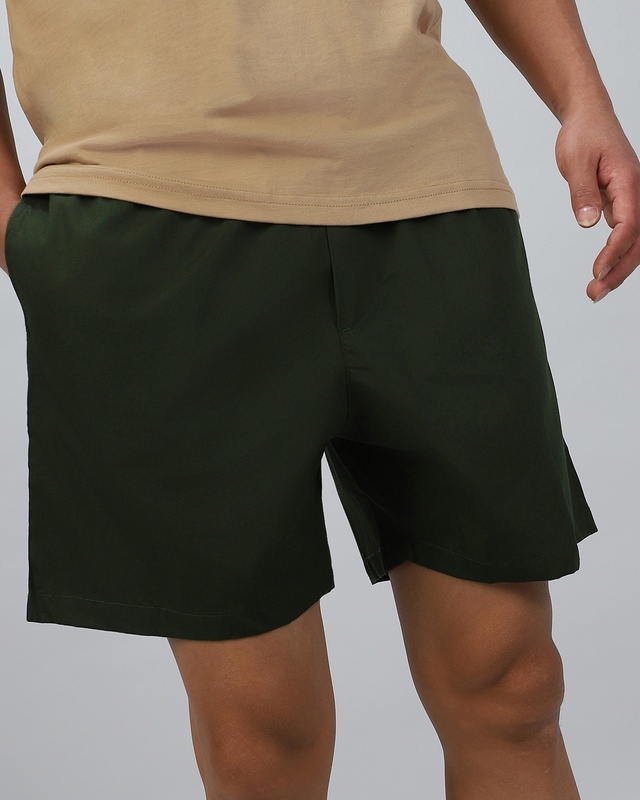 Men's Olive Green Boxer-Front Bewakoof Shop Men's Olive Green Boxer-Front