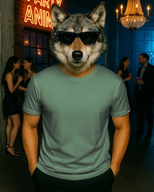 Men's Olive Green T-shirt