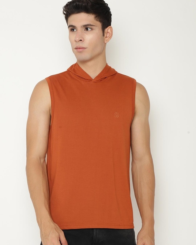 Shop Men's Orange Vest-Front