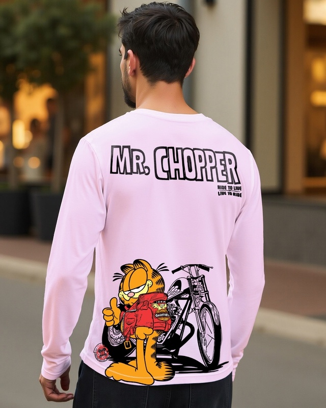 Shop Men's Purple Mr.Chopper Graphic Printed T-shirt-Front