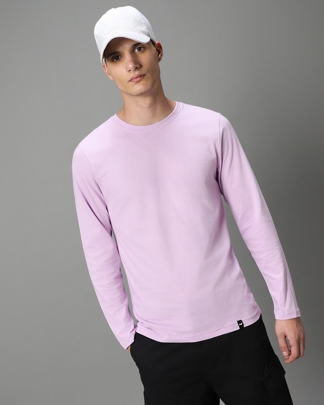 Shop Plain T-Shirts Long Sleeves Layer-Look