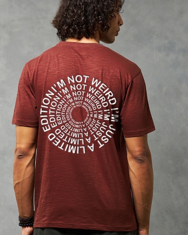 Shop Men's Red Limited Edition Graphic Printed T-shirt-Front