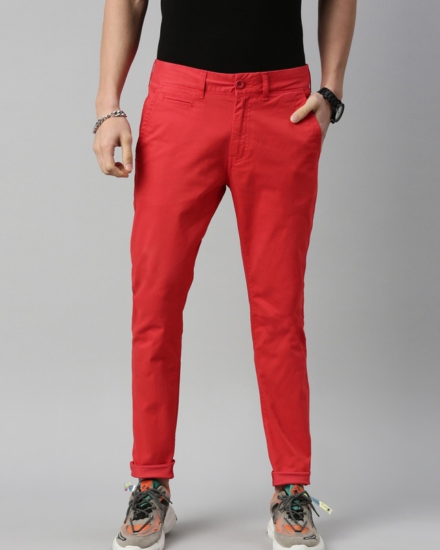 Buy Men Brown Slim Fit Solid Casual Trousers Online  793969  Allen Solly