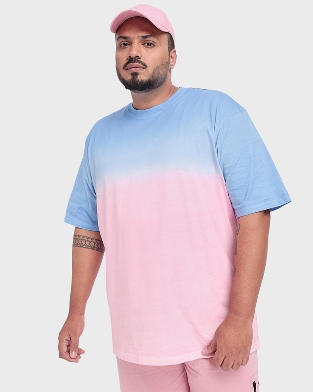 Buy Bewakoof Men's No Fear Club Tie & Dye 100% Cotton T-Shirt