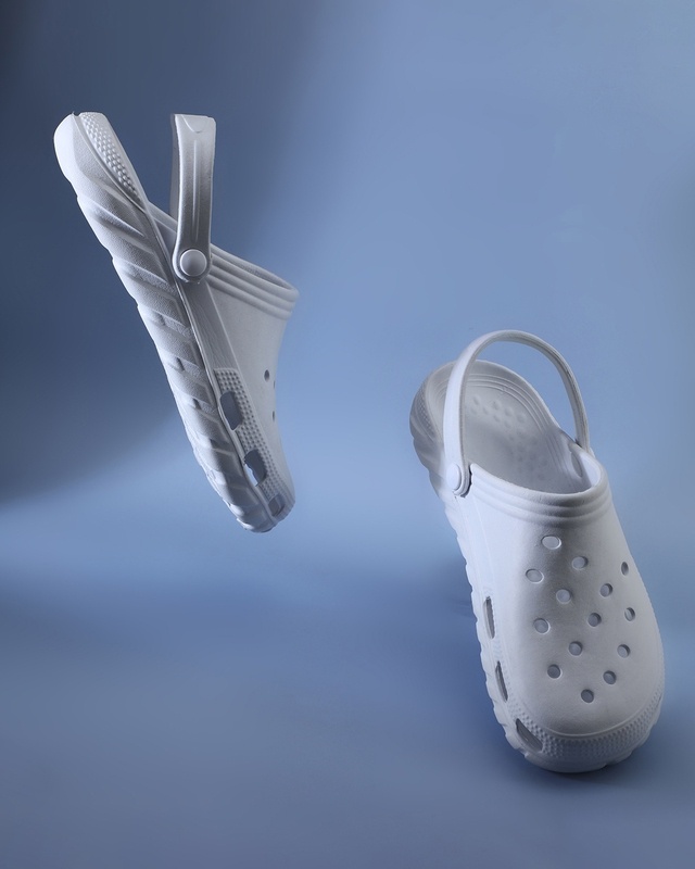 Shop Men's White Clogs-Front