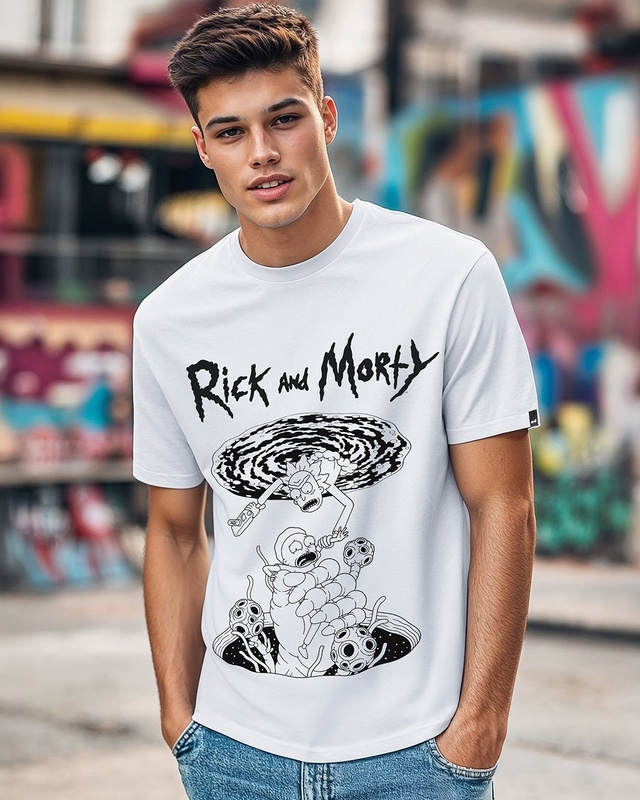 Shop Men's White Portal Boys Graphic Printed T-shirt-Front