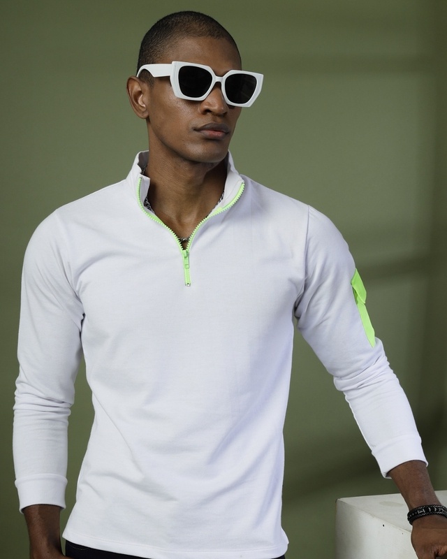 Men's White Relaxed Fit T-Shirt