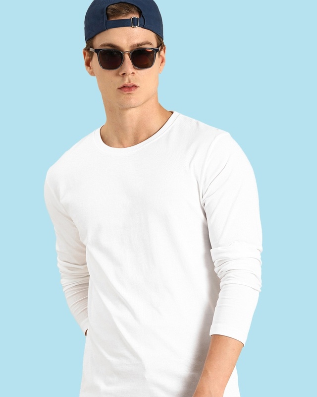 Shop Men's White T-shirt-Front