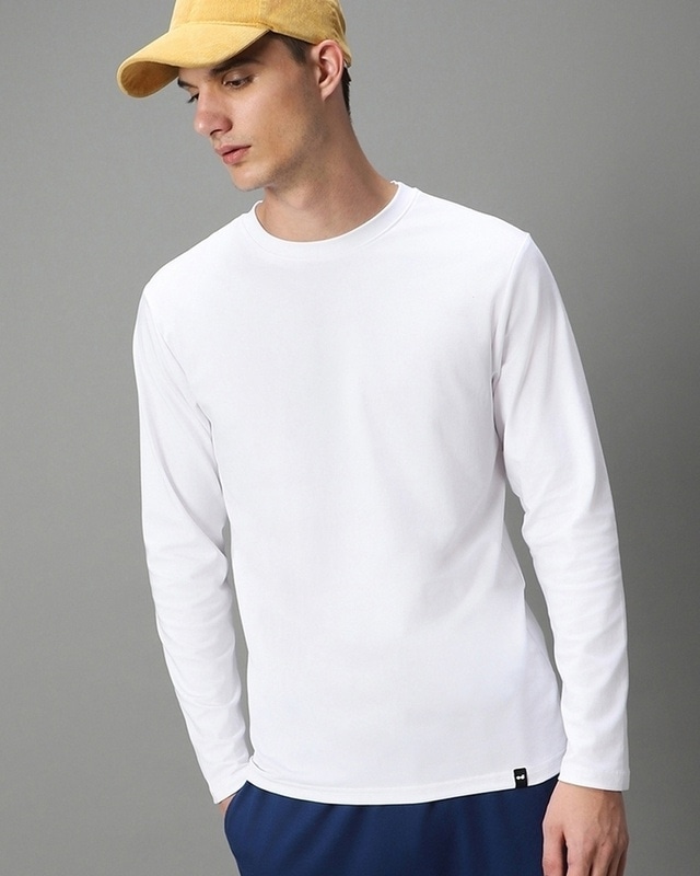 Shop Men's White T-shirt-Front