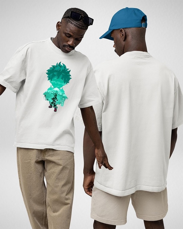 oversized white t shirt men
