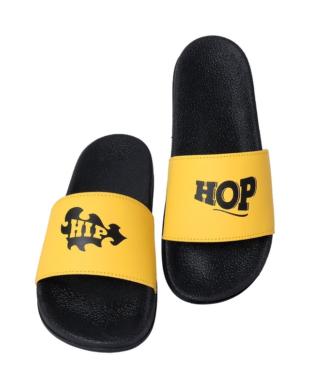 Shop Men's Yellow Latest Flip Flops & Sliders-Front