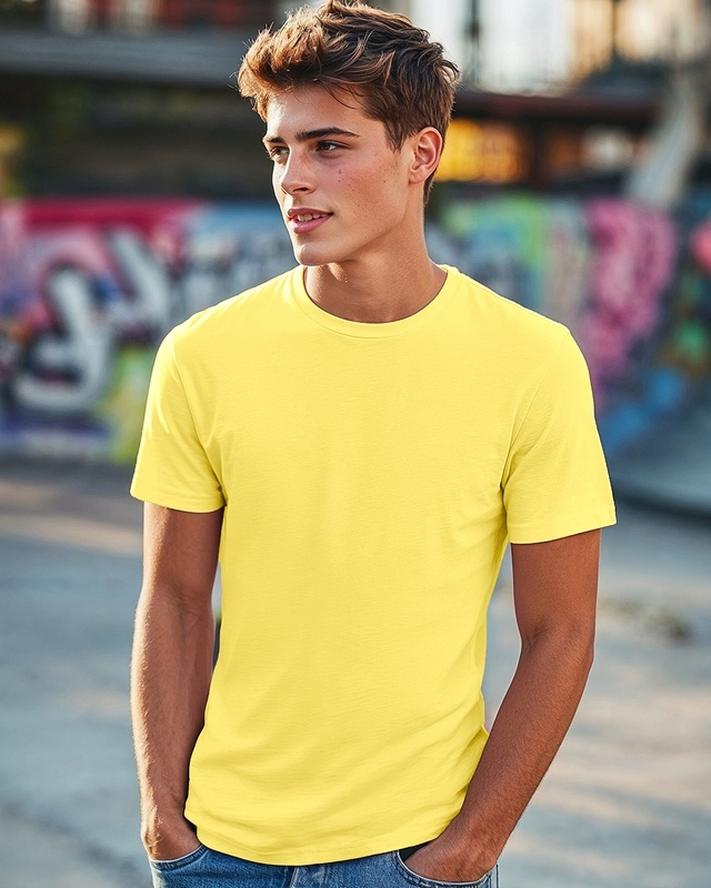 Men's Yellow T-shirt