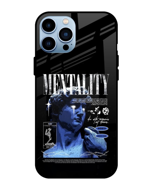 Shop Mentality Memories Premium Glass Case for Apple iPhone 13 Pro (Shock Proof, Scratch Resistant)-Front