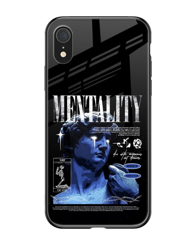 Shop Mentality Memories Premium Glass Case for Apple iPhone XR (Shock Proof, Scratch Resistant)-Front