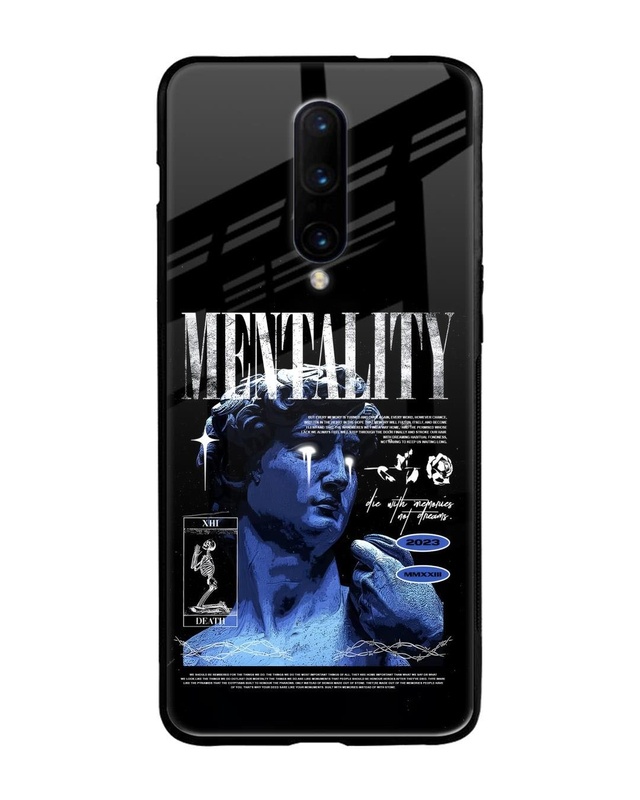 Shop Mentality Memories Premium Glass Case for OnePlus 7 Pro (Shock Proof, Scratch Resistant)-Front