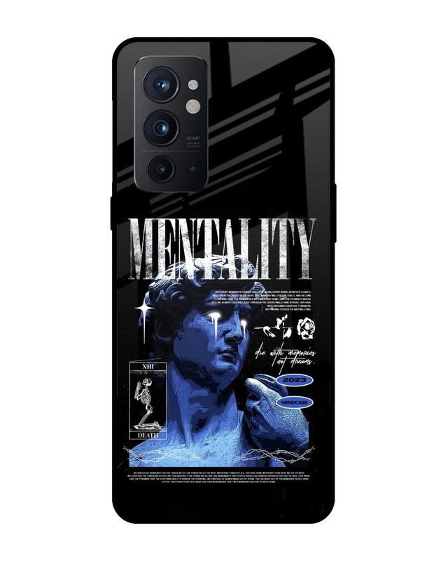 Shop Mentality Memories Premium Glass Case for OnePlus 9RT (Shock Proof, Scratch Resistant)-Front