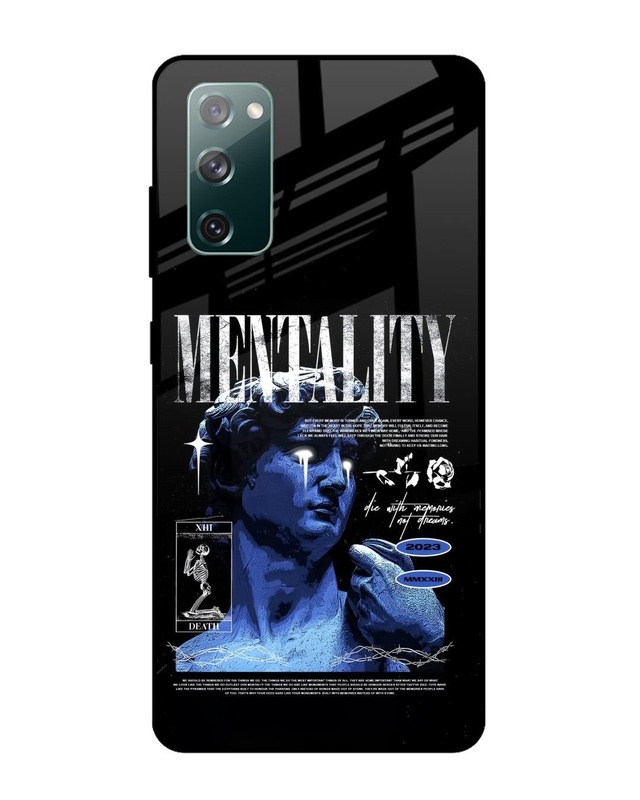 Shop Mentality Memories Premium Glass Case for Samsung Galaxy S20 FE (Shock Proof, Scratch Resistant)-Front