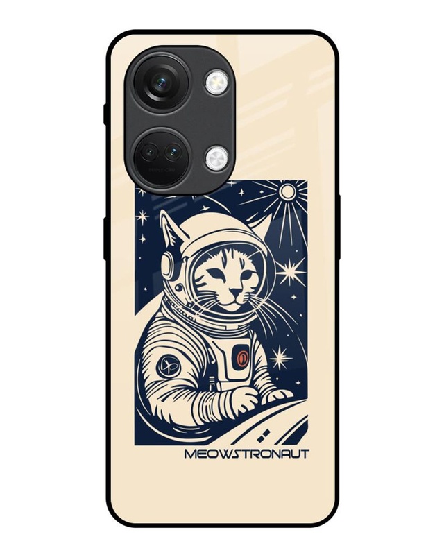 Meowstronaut Premium Glass Cover for OnePlus Nord 3 5G