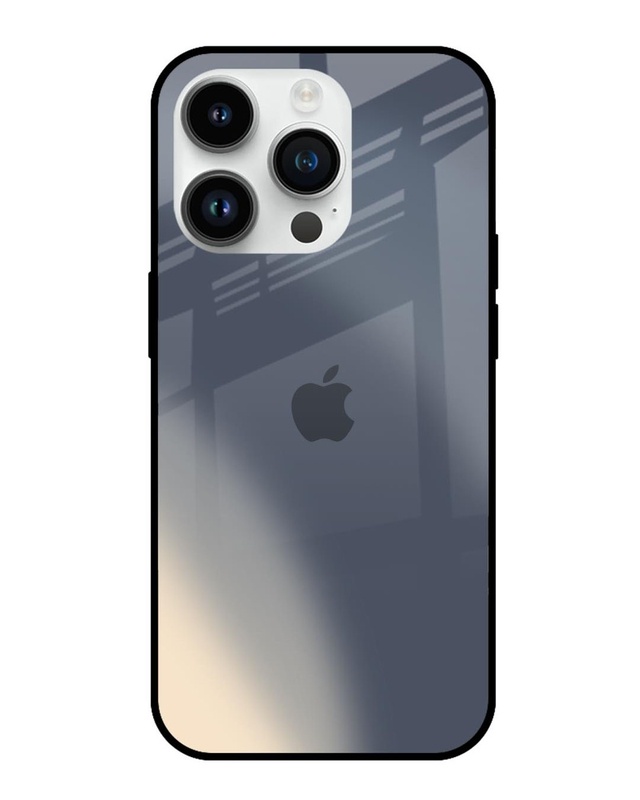 Shop Metallic Gradient Premium Glass Case for Apple iPhone 14 Pro (Shock Proof, Scratch Resistant)-Front