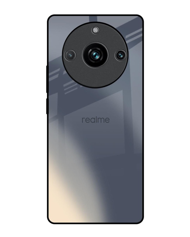 Shop Metallic Gradient Premium Glass Case for Realme 11 Pro Plus 5G (Shock Proof, Scratch Resistant)-Front