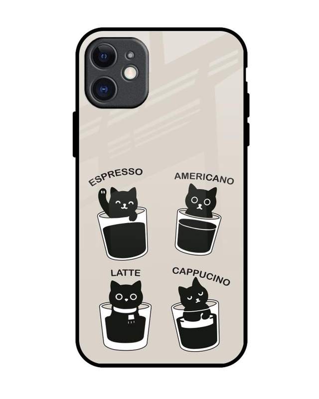 Shop Mews & Brews Premium Glass Cover for Apple iPhone 11-Front